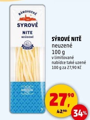 Sýrové nitě Bánovecké Milsy