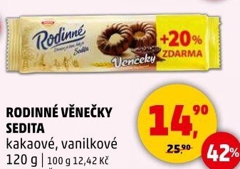 Věnečky Rodinné Sedita