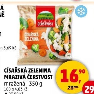 Zelenina císařská mražená Mrazivá Čerstvost