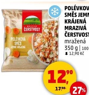 Zeleninová polévková směs mražená Mrazivá Čerstvost