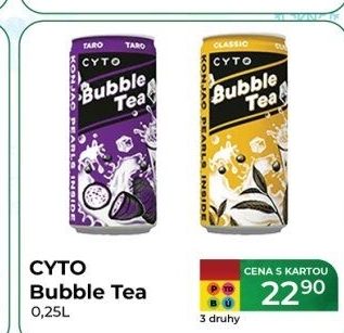 Ledový čaj Bubble Tea Cyto Taro