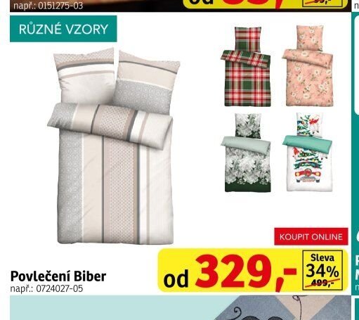 Povlečení Biber