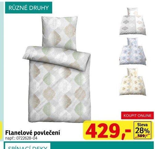 Flanelové povlečení