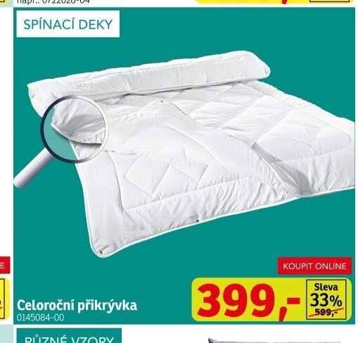Celoroční přikrývka