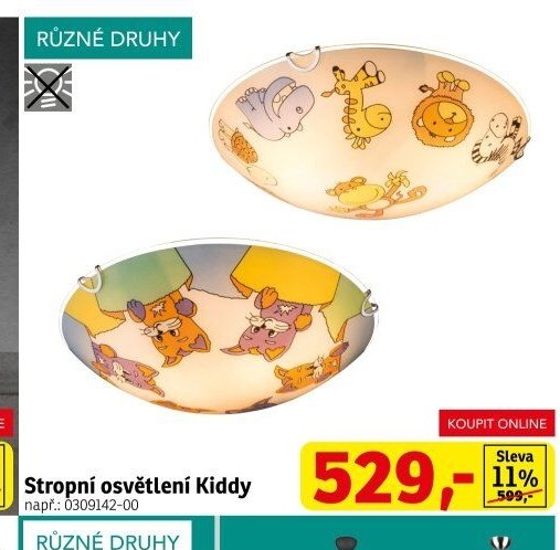 Stropní osvětlení Kiddy