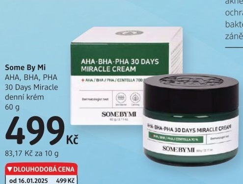 Pleťový krém AHA, BHA, PHA 30 Days Miracle Some By Mi