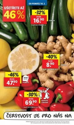 akční leták Lidl 10.2.2025-16.2.2025