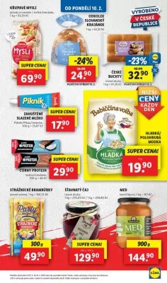 akční leták Lidl 10.2.2025-16.2.2025