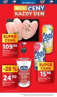 akční leták Lidl 10.2.2025-16.2.2025