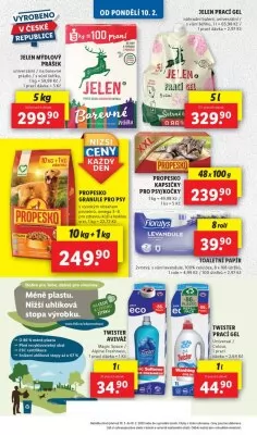 akční leták Lidl 10.2.2025-16.2.2025