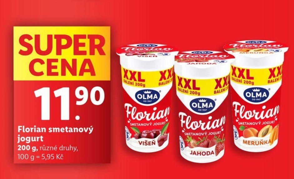 Jogurt smetanový Florian Olma