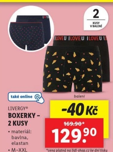 Pánské boxerky Livergy