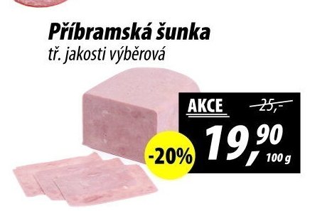 Šunka výběrová příbramská