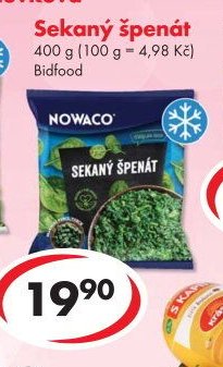Sekaný špenát