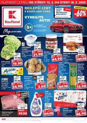 akční leták Kaufland 12.2.2025-18.2.2025