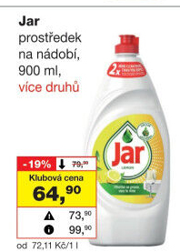 Prostředek na nádobí Jar