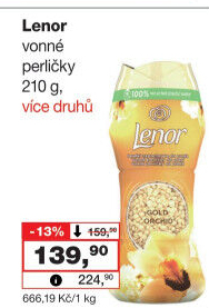 Vonné perličky do pračky Lenor