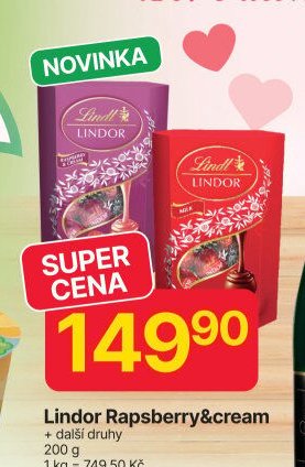Lindor Rapsberry&cream