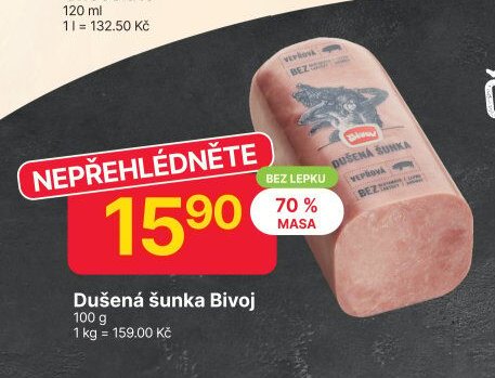Dušená šunka Bivoj