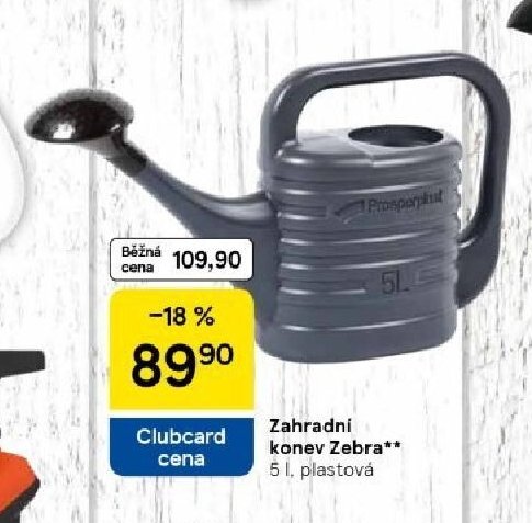 Zahradní konev Zebra 5 l