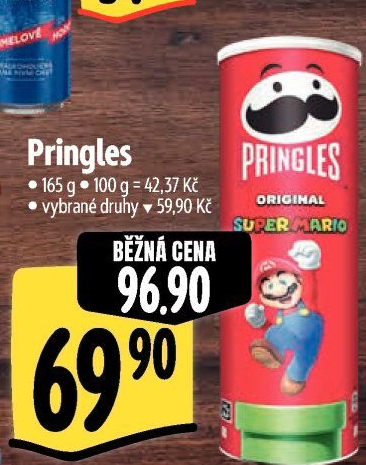 Chipsy Pringles - tubus