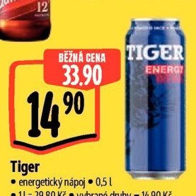 Energetický nápoj Tiger