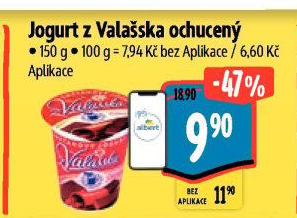 Jogurt smetanový ochucený z Valašska Mlékárna Valašské Meziříčí