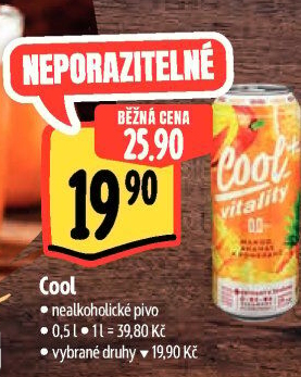 Nealkoholické pivo ochucené Staropramen Cool