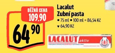 Pasty na zuby Lacalut