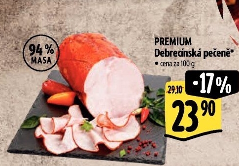 Pečeně debrecínská Premium