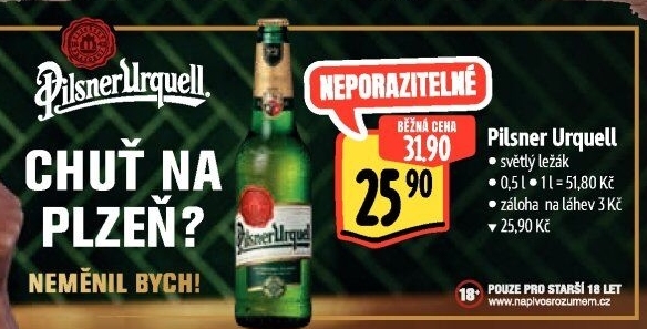 Pivo Pilsner Urquell