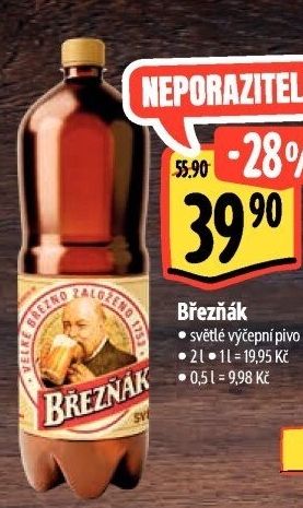 Pivo světlé výčepní 10° Březňák