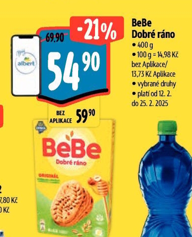 Sušenky BeBe Dobré ráno Opavia