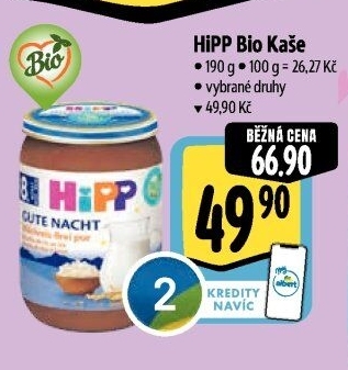 Dětská kaše Bio HiPP