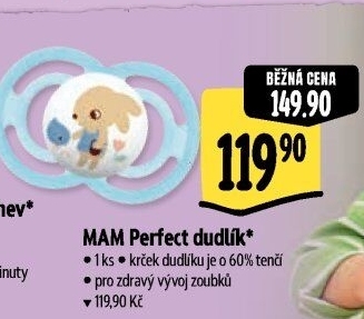 Dudlík Perfect MAM