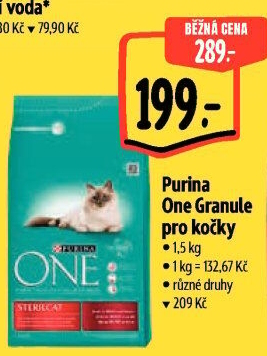 Granule pro kočky One Purina