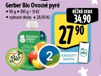 Kapsička ovocná Gerber Organic for Baby