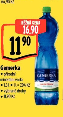Minerální voda Gemerka