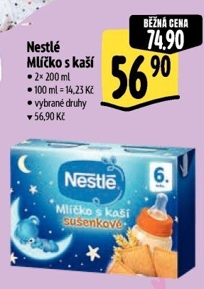 Mlíčko s kaší Nestlé