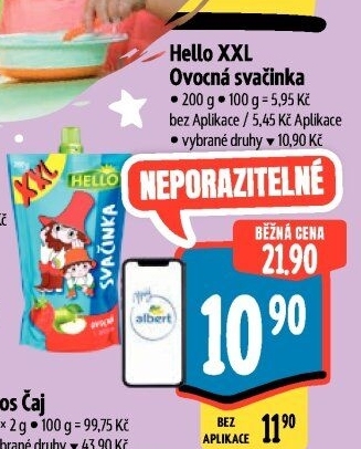 Ovocná kapsička Hello