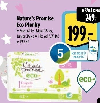 Pleny dětské Eco Nature'