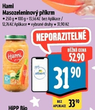 Příkrm masozeleninový Hami