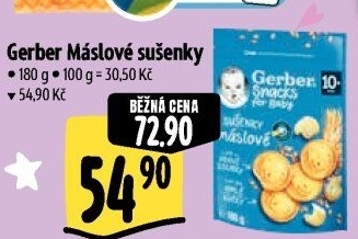 Sušenky dětské Gerber Snack for Baby