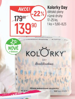 Dětské eko pleny Day Kolorky
