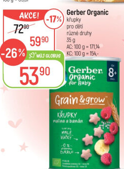 Křupky dětské bio Grain &