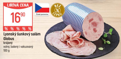 Salám lyonský šunkový Globus