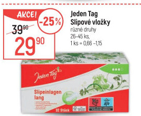 Slipové vložky Jeden Tag