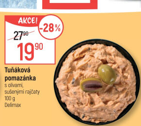 Tuňáková pomazánka s olivami