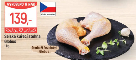 Selská kuřecí stehna Globus