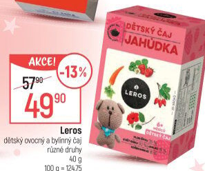 Čaj bylinný dětský Leros